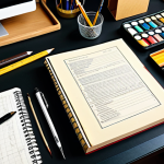 패션디자인 공모전 준비 - "The Regulation Roadmap"**

A professional-looking desk setup with open book titled "Concurso Regula...